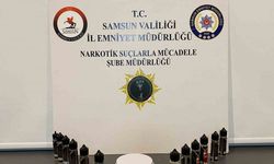 Samsun likit esrar ele bulundu