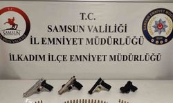 Samsun’da ruhsatsız silah taşıyan şahıslar yakalandı