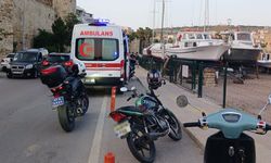 Sinop'ta motosiklet ile otomobil çarpıştı