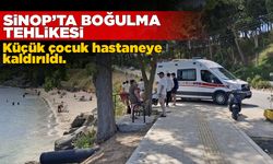 Sinop’ta küçük çocuk boğulma tehlikesi geçirdi