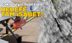 Çakır seyir füzesi Sinop’tan hedefi tam isabetle vurdu