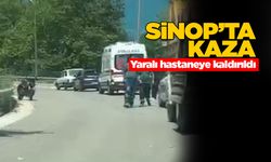 Bariyere çarpan motosikletin sürücüsü yaralandı