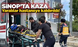 Motosiklet ile otomobil çarpıştı: 2 yaralı