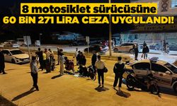 Motosiklet kullanıcılarına yönelik denetim yapıldı
