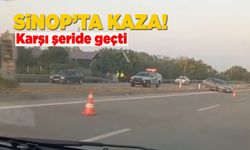 Direksiyon hakimiyetini kaybetti, karşı şeride geçti