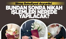 Sinop Belediyesi'nden nikah işlemleri için duyuru