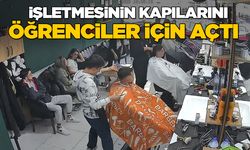 Sinoplu kuaförden eğitime destek