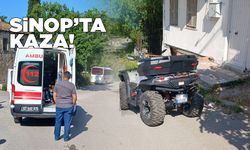 Sinop’ta ATV kazası: Genç kadın yaralandı