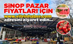 Sinop'ta günün pazar fiyatları bu haberde