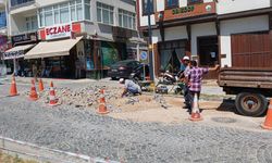 Sinop’ta yol onarım çalışması