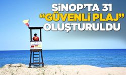 Sinop kıyılarında güvenli yüzme noktaları belirlendi