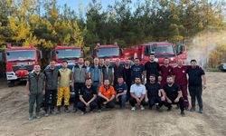 Yangın kahramanları Sinop’a döndü