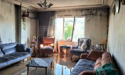 Evde çıkan yangında bir kişi dumandan etkilendi