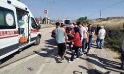 İki aracın çarpıştığı kazada 3 kişi yaralandı