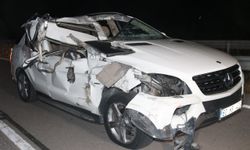 Tırla otomobilin çarpıştığı kazada 1 kişi yaralandı