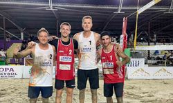 Karadeniz sahilinde uluslararası plaj voleybol coşkusu