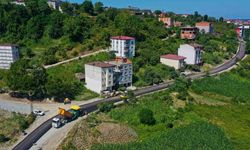 Ordu’da asfaltlama çalışmaları