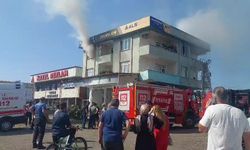 Samsun’da çıkan yangında bir şahıs ağır yaralandı