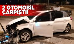 İki otomobilin çarpıştığı kazada 1 kişi yaralandı