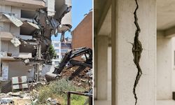 Sinop’ta riskli ilan edilen bina yıkılıyor