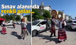 Ehliyeti aldı, davul zurnalı kutlama yaptı