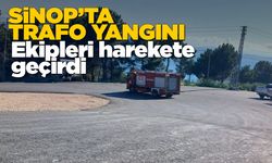 Sinop’ta trafo yangını: Ekipler harekete geçti
