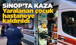 Motosikletle bisiklet çarpıştı: 1 çocuk yaralandı