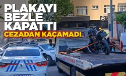 Sinop’ta plakasız ve abartı egzozlu motosiklet trafikten men edildi