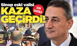 Sinop eski valisi Erol Karaömeroğlu kaza geçirdi