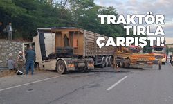 Sinop - Samsun yolunda tır ile traktör çarpıştı