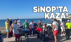 Sinop’ta ehliyetsiz sürücü kaza yaptı