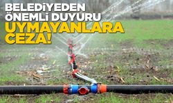 İçme suyu şebekesinden bahçe sulamak yasaklandı