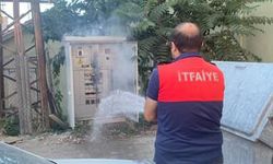Trafo yangını ekipleri harekete geçirdi