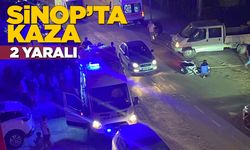 Otomobil ile motosiklet çarpıştı: Yaralılar var