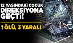 12 yaşındaki çocuğun kullandığı araç köprüden uçtu