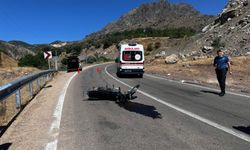 Motosiklet kazasında sürücü hayatını kaybetti