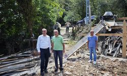 Yardıma muhtaç aileye yeni ev yapılıyor