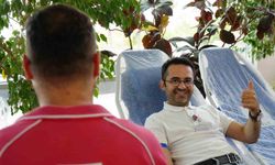 Azalan kan stoklarına hastaneden güçlü destek
