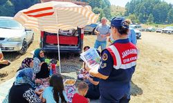 Bolu jandarması vatandaşı bilgilendirdi