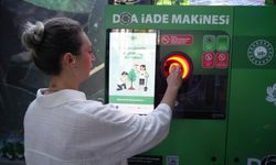 Samsun'da şişe iade makinelerine yoğun ilgi