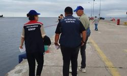 Sinop’ta amatör balıkçılara sürdürülebilirlik bilgilendirmesi