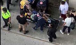 Yola fırlayan çocuğa motosiklet çarptı