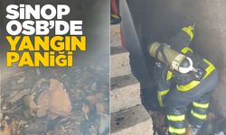Sinop’ta fabrika yangını!