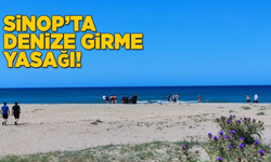 Sinop'un kuzey sahillerinde denize giriş yasaklandı