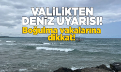 Sinop'un kuzey sahillerinde dalga ve akıntı uyarısı