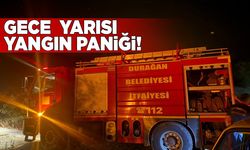 Gece saatlerinde çıkan yangın ekipleri teyakkuza geçirdi