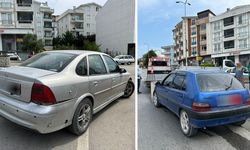 Gerze’de maddi hasarlı trafik kazası