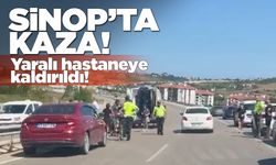 Otomobilin çarptığı yaya hastaneye kaldırıldı