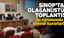 Sinop’ta birçok köyü etkileyen su sorunu görüşüldü!
