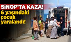 Sinop’ta 6 yaşındaki çocuğa motosiklet çarptı